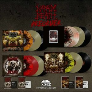 Napalm Death Neuauflagen von fünf Alben bei SCR