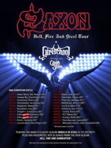 Saxon - Hell Fire And Steel Tour 2025