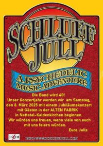 40 Jahre Schluff Jull / Jubiläumskonzert am 8. März 2025