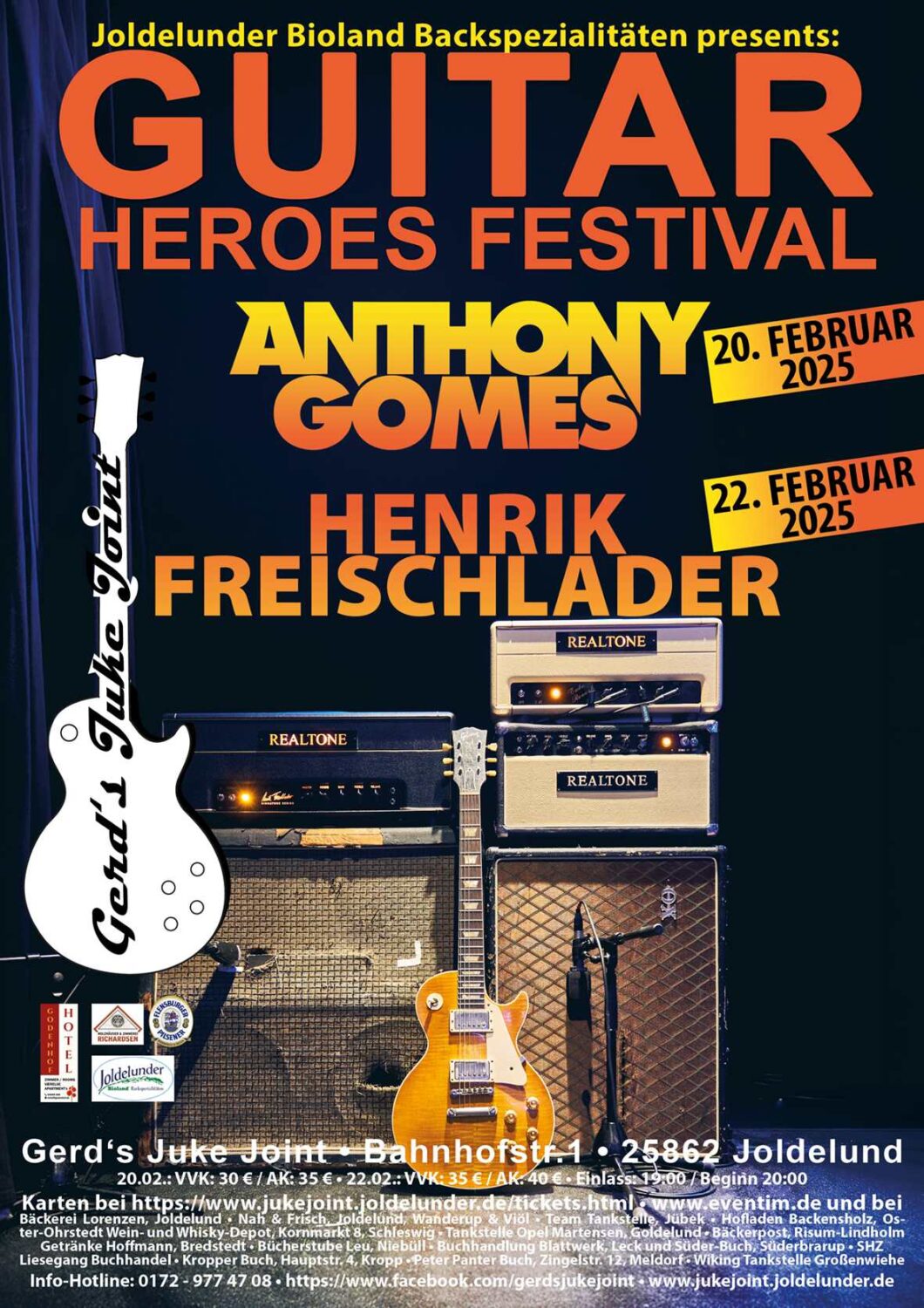 Erstes Guitar Heroes Festival 2025 in Joldelund