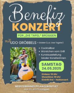 Benefizkonzert für die Tafel Brüggen am 24. Mai 2025